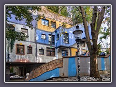 Hundertwasserhaus in Wien zählt zu den architektonischen Highlights Österreichs