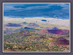 Blick zur Saddle Raod und zum Mauna Loa