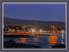 Kona Pier zur blauen Stunde