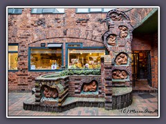 Böttcherstraße - der sieben Faulen Brunnen von Bernhard Hoetger