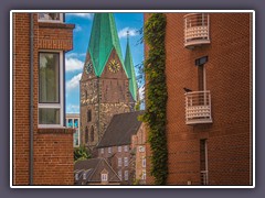 Martinikirche vom Teerhof gesehen