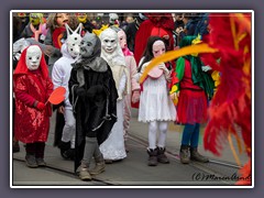 Kiddies beim Samba Karneval Umzug