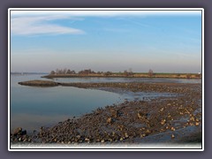 Ebbe am Bunker Valentin an der Weser