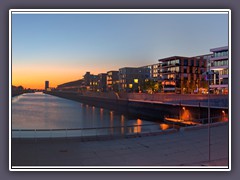 Sonnenuntergang in der Überseestadt