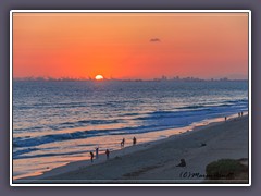 Huntington Beach - Blick nach Long Beach