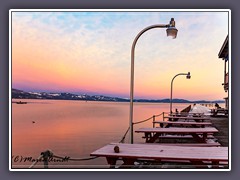 Lake Tahoe - Sonnenaufgang am Steg