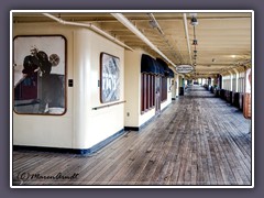 Long Beach - Promenaden Deck auf der Queen Mary