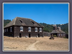 Fort  Ross am US Highway 1 - war von 1812 bis 1841 eine Niederlassung der Russisch-Amerikanischen Handelskompagnie in Kalifornien