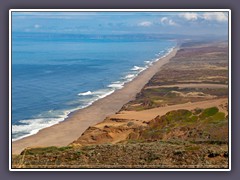 Point Reyes geschützte Dünenlandschaft