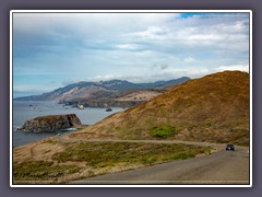 US Highway 1 bei Bodega Bay