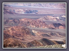 Blick in das nördliche Death Valley Tal