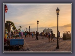 Sunset Celebration am Mallory Square