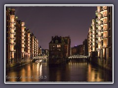 Elbschlösschen in der Speicherstadt