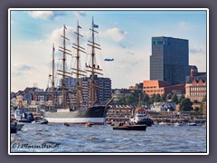 Viermast Stahlbark Peking gebaut 1911 bei Blohm und Voss in Hamburg