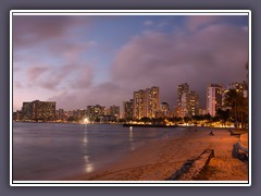 Sunset at Waikiki Beach Honolulu