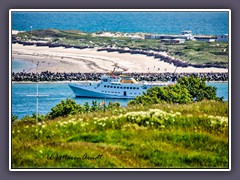 Blick zum Nordstrand - Düne Helgoland