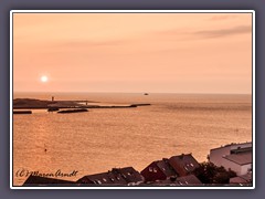 Sonnenaufgang Blick Richtung Düne