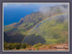 Blick auf die Kalalau Beach