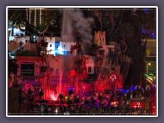 Die Piratenshow vor dem Treasure Island