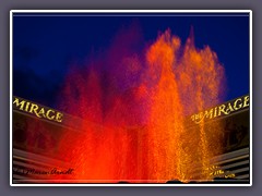 Volcanos Show am Mirage Hotel