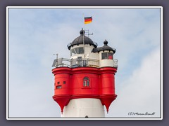 Bis 2011 konnten Touristen auf dem Turm übernachten - immer dann zierte die Deutschlandflagge den Turm
