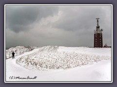 Helgoland Leuchtturm - in Dienst gestellt 1952 als Leuchtturm der alte Turm wurde im Krieg zerstört