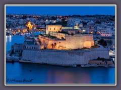 Fort St Angelo ist eine Festung in Vittoriosa