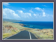 Auf dem Highway 31 von Kaupo nach Kipahulu