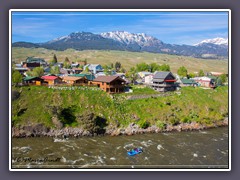 Gardiner am Yellowstone River