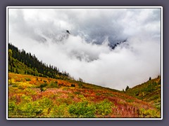 Ausblick von der Going to the Sun Road