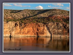 Big Horn River im Abendlicht