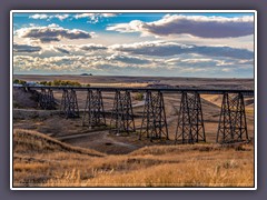 Cut Bank Trestle Train Bridge