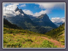 Ein Spätsommertag an der Going to the Sun Road