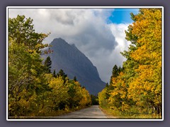 Road to the Many Glacier Hotel