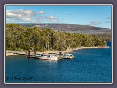 Sightseeing Boote auf dem St Marys Lake