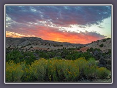 Sonnenuntergang - Pryor Mountains