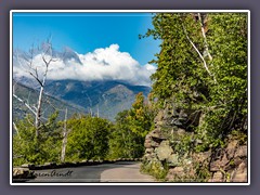 Unterwegs auf der Going to the Sun Road