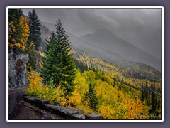 Zeitreise - Going to the Sun Road im Herbst