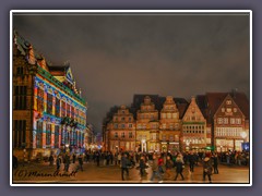 Bremen - Lichterfest - Marktplatz
