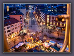 Bremerhaven - aus dem Riesenrad auf dem Weihnachtsmarkt