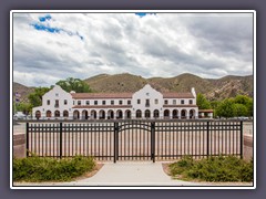 Der historische Bahnhof in Caliente - Great Basin Highway 93