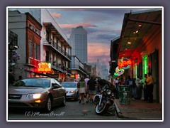 Bourbon Street am Abend