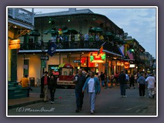 Lichter an im French Quarter