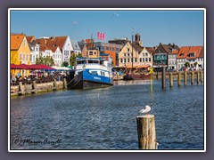 Husum - Hafen mit Traditionsschiffen