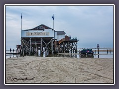 St Peter Böhl - Pfahlbauten-Restaurant am Strand