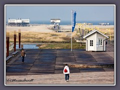 St Peter Ording - Blick zum Strand