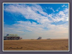 St Peter Ording - die berkannten Pfahlbauten