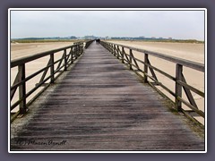 St Peter Ording - Strandbrücke zu den Pfahlbauten