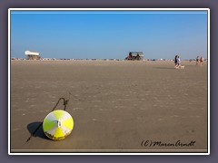 St Peter Ording- Strandsicht