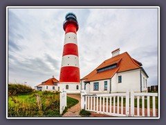 Westerhever - rot-weiss gestreift
